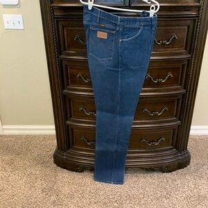 Wrangler Blue Straight Leg Jeans